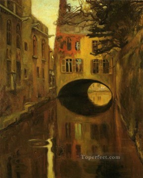 橋の上の家 ディエゴ・リベラ Oil Paintings